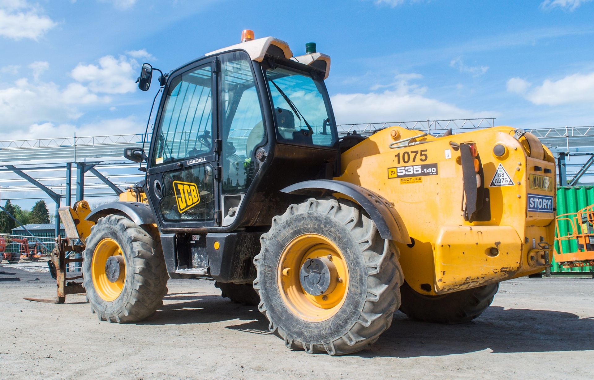 JCB 535-140 Hi-Viz 14 metre telescopic handler Year: 2011 S/N: 1526656 Recorded Hours: 5262 1075 - Bild 3 aus 21