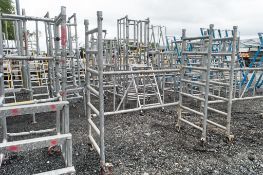 Aluminium mobile scaffold frame