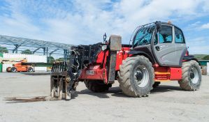 Manitou MT1840 18 metre telescopic handler Year: 2014 S/N: 942505 Recorded Hours: 3106 c/w side