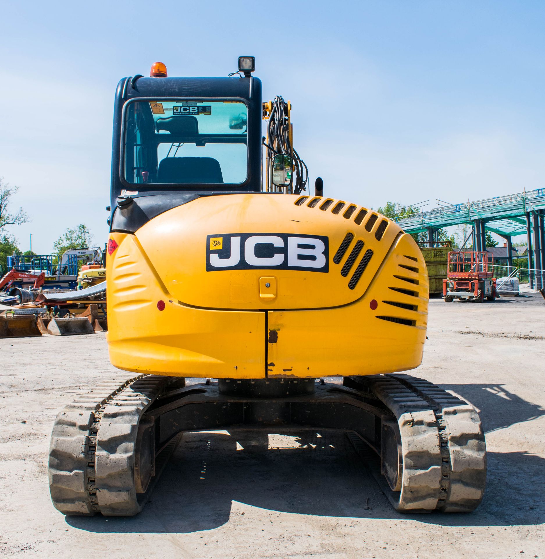 JCB 8085 ZTS 8 tonne rubber tracked excavator  Year: 2013 S/N: 01073046 Recorded hours: Not - Image 6 of 17