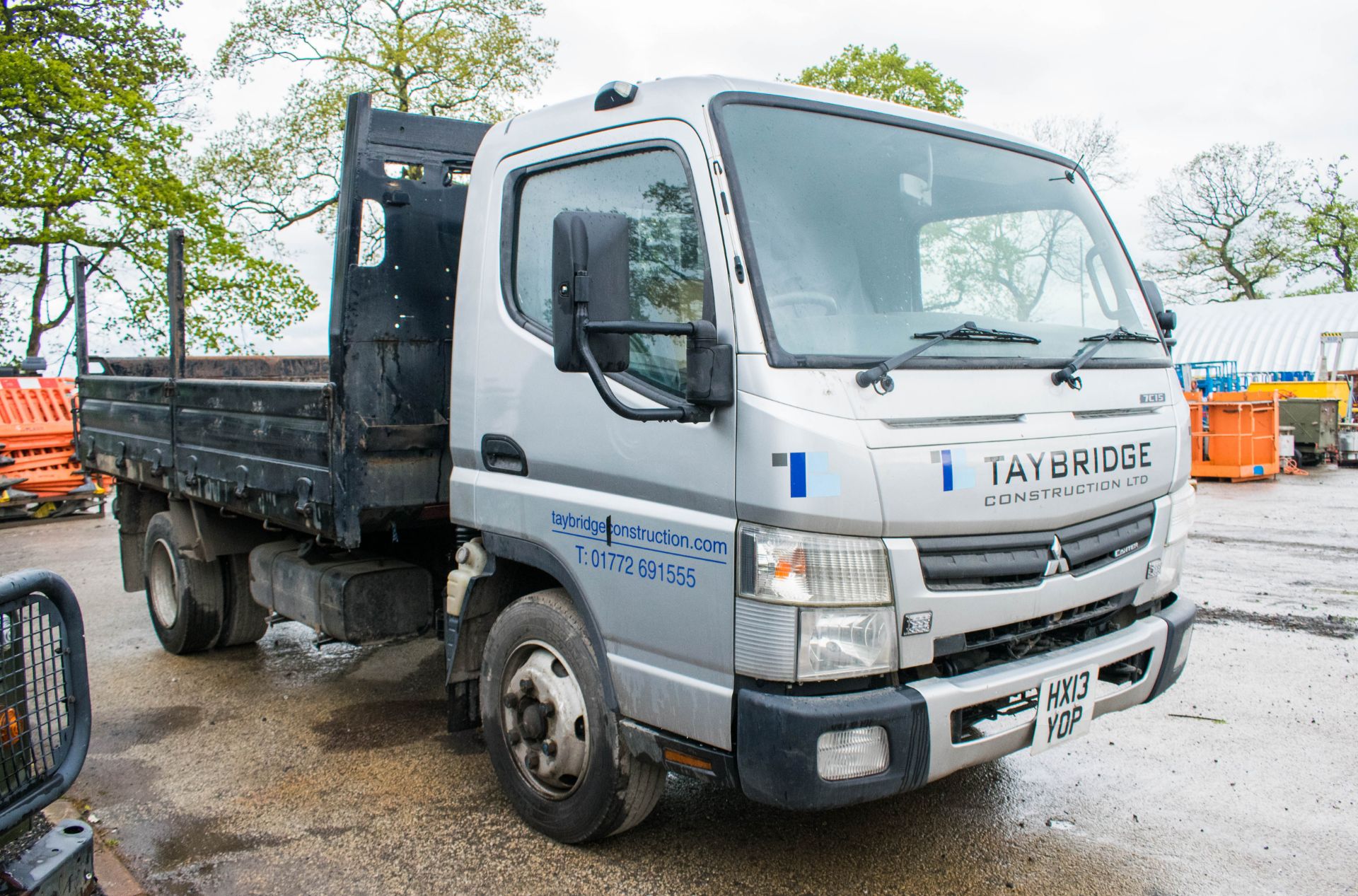 Mitsubishi Canter 7C15 7.5 tonne tipper Registration Number: HX13 YOP Date of Registration: 13/03/ - Image 2 of 16