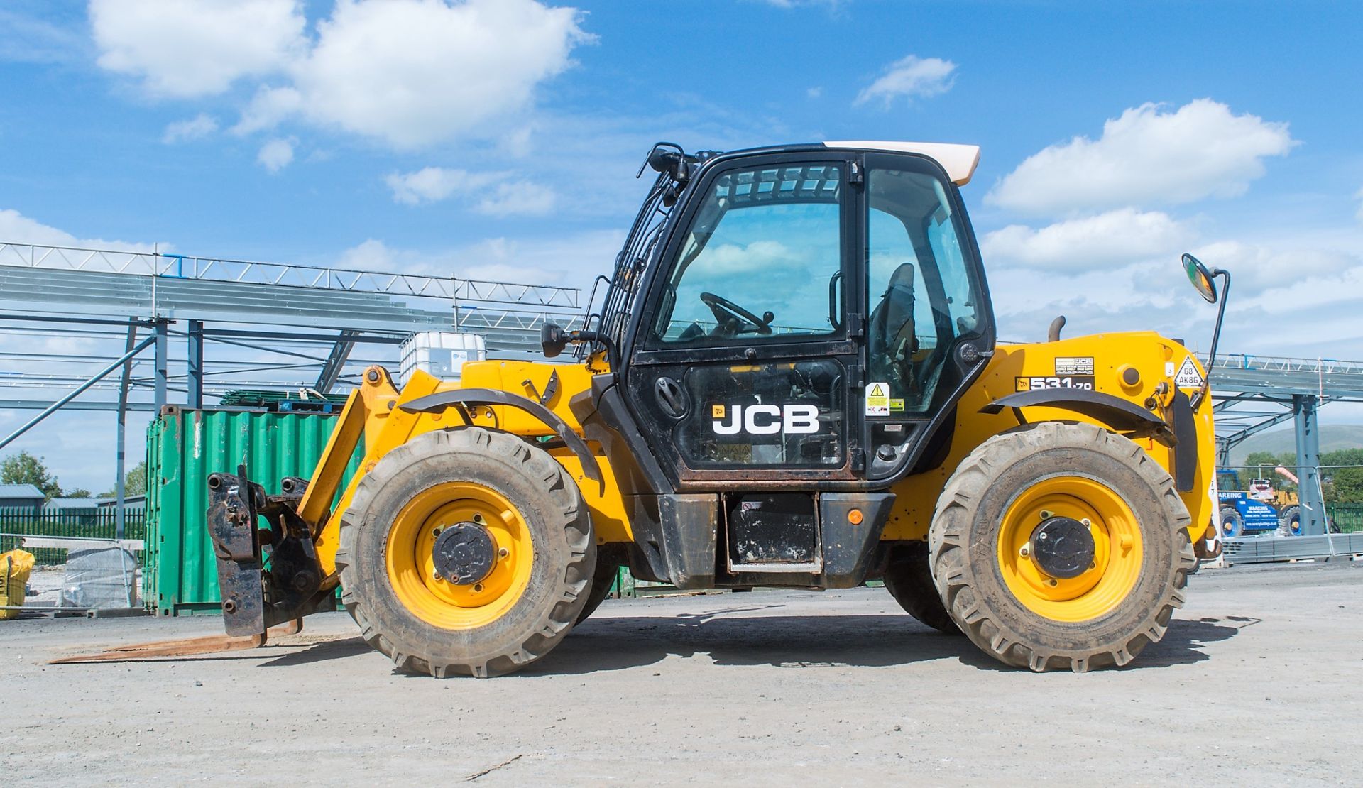 JCB 531-70 7 metre telescopic handler Year: 2014 S/N: 2341330 Recorded Hours: 3429 c/w hydraulic - Image 7 of 22