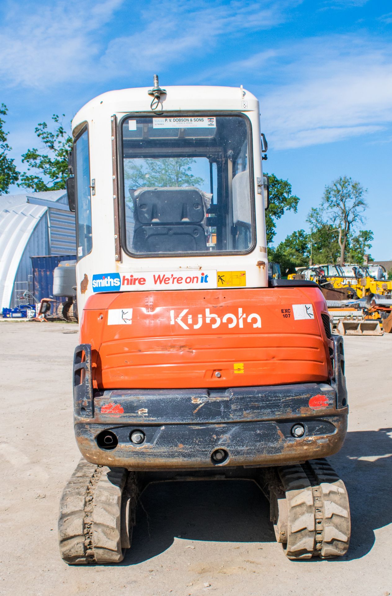 Kubota 61-3 2.6 tonne rubber tracked mini excavator Year: 2012 S/N:79112 Recorded hours: 3890 blade, - Image 6 of 16