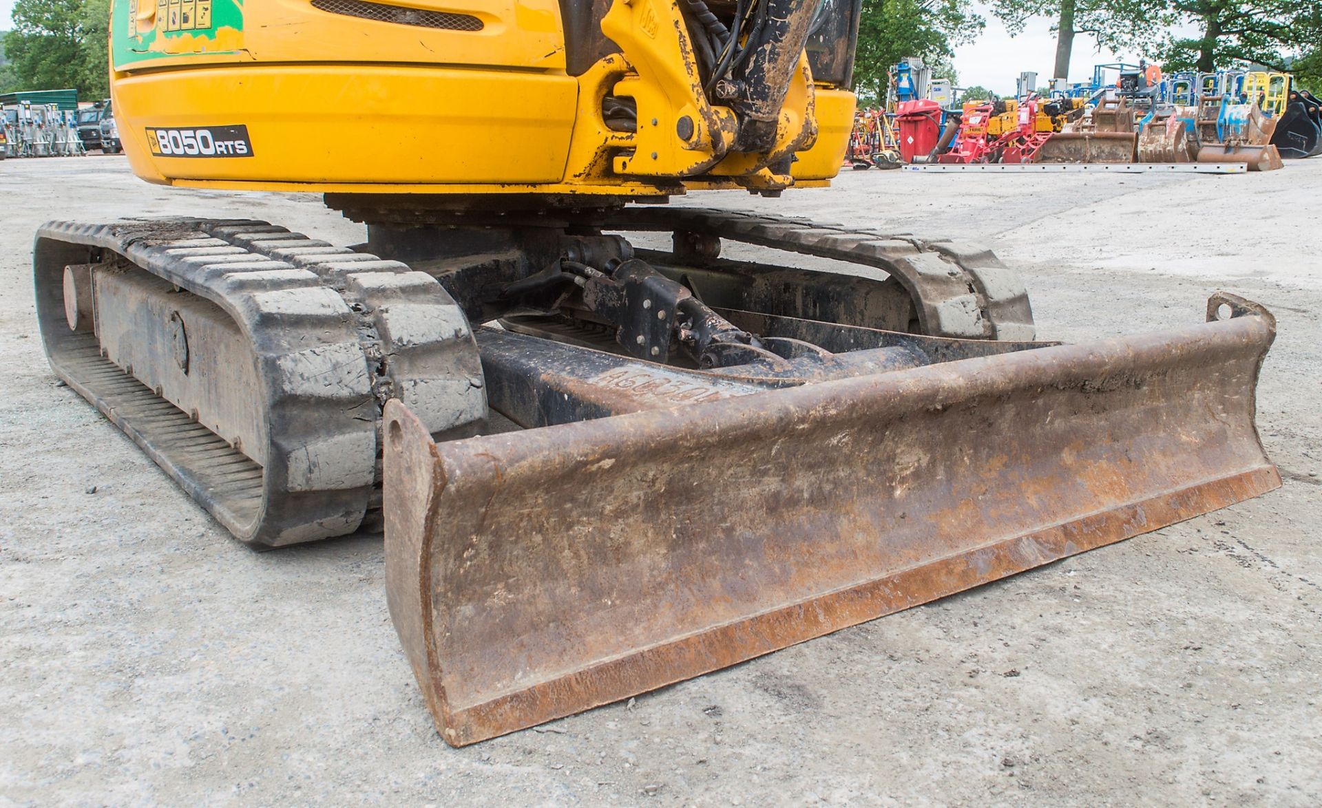 JCB 8050 RTS reduced tail swing rubber tracked mini excavator  Year: 2013 S/N: 741958 Recorded - Bild 11 aus 23