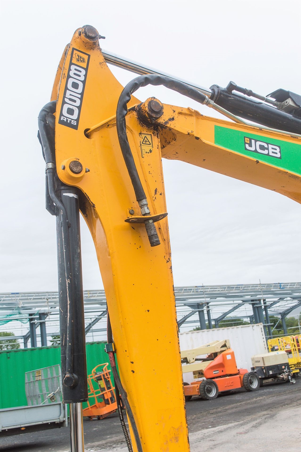 JCB 8050 RTS reduced tail swing rubber tracked mini excavator  Year: 2013 S/N: 741958 Recorded - Image 12 of 23