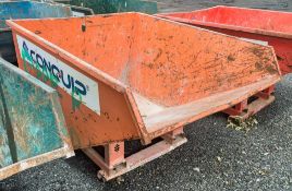 Conquip fork lift tipping skip