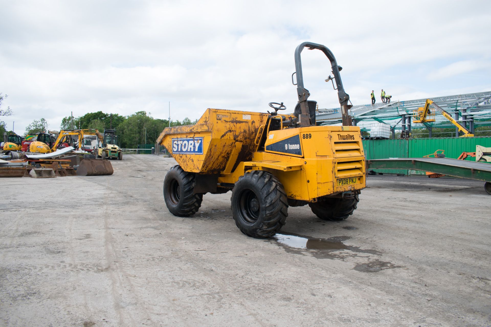 Thwaites 9 tonne straight skip dumper Year: 2008 S/N: Recorded Hours: 221 - Image 4 of 18