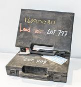 2 - Lead welding kits c/w carry cases