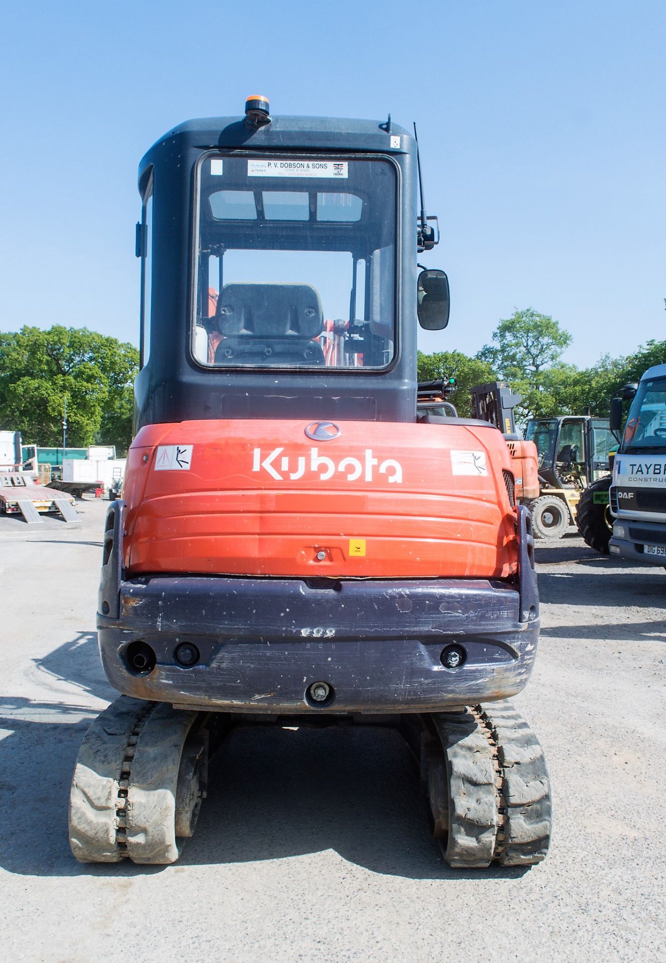 Kubota KX61-3 2.5 tonne rubber tracked mini excavator Year: 2013 S/N: 80221 Recorded Hours: 3158 - Image 6 of 22