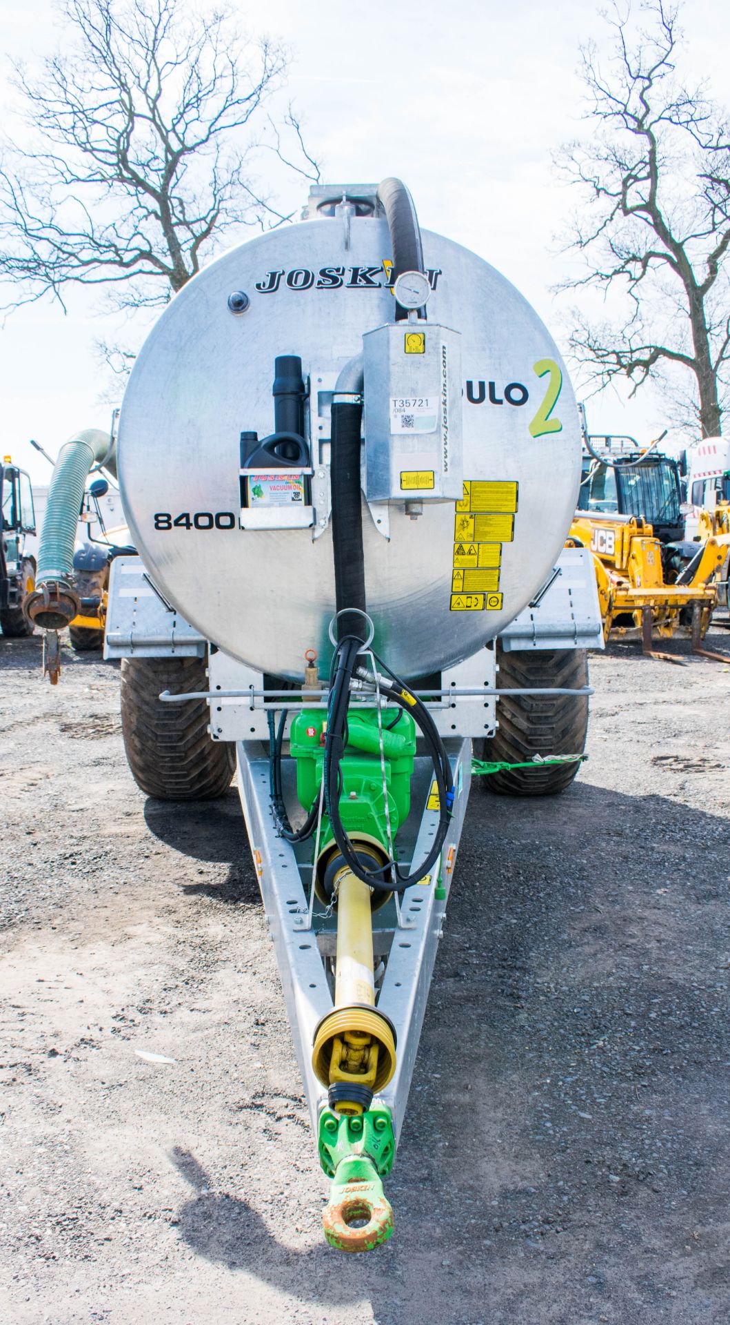 Joskin 8400ME 8500 litre galvanised slurry tanker  Year: 2019  S/N: 35721 c/w standard tractor - Image 6 of 13