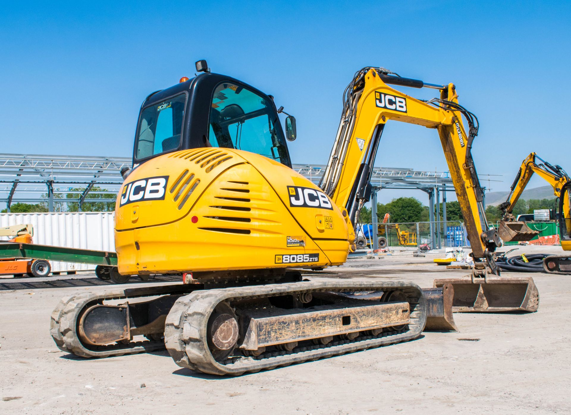 JCB 8085 ZTS 8 tonne rubber tracked excavator  Year: 2013 S/N: 01073046 Recorded hours: Not - Image 4 of 17