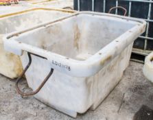 Plastic motar tub