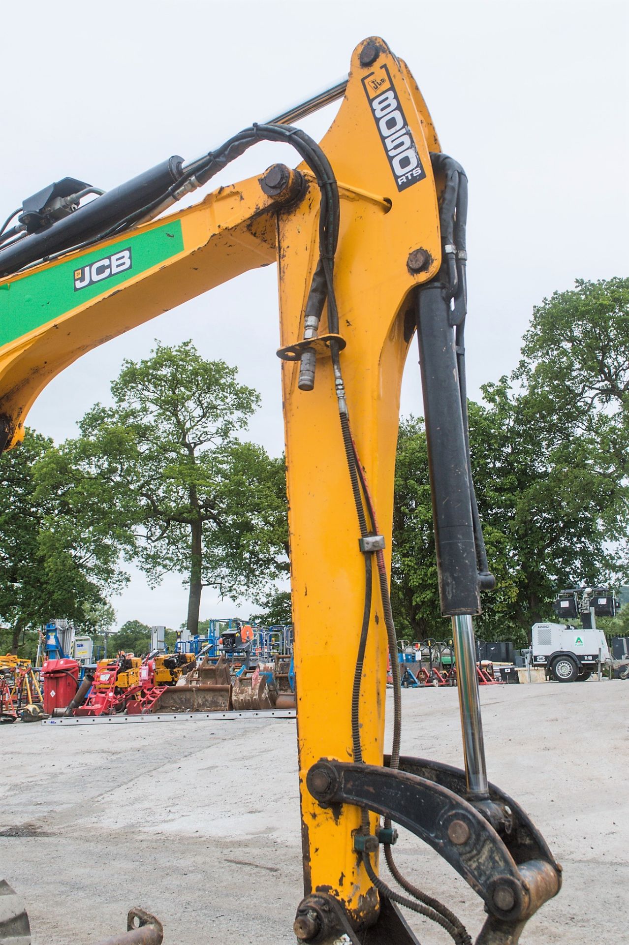 JCB 8050 RTS reduced tail swing rubber tracked mini excavator  Year: 2013 S/N: 741958 Recorded - Image 13 of 23