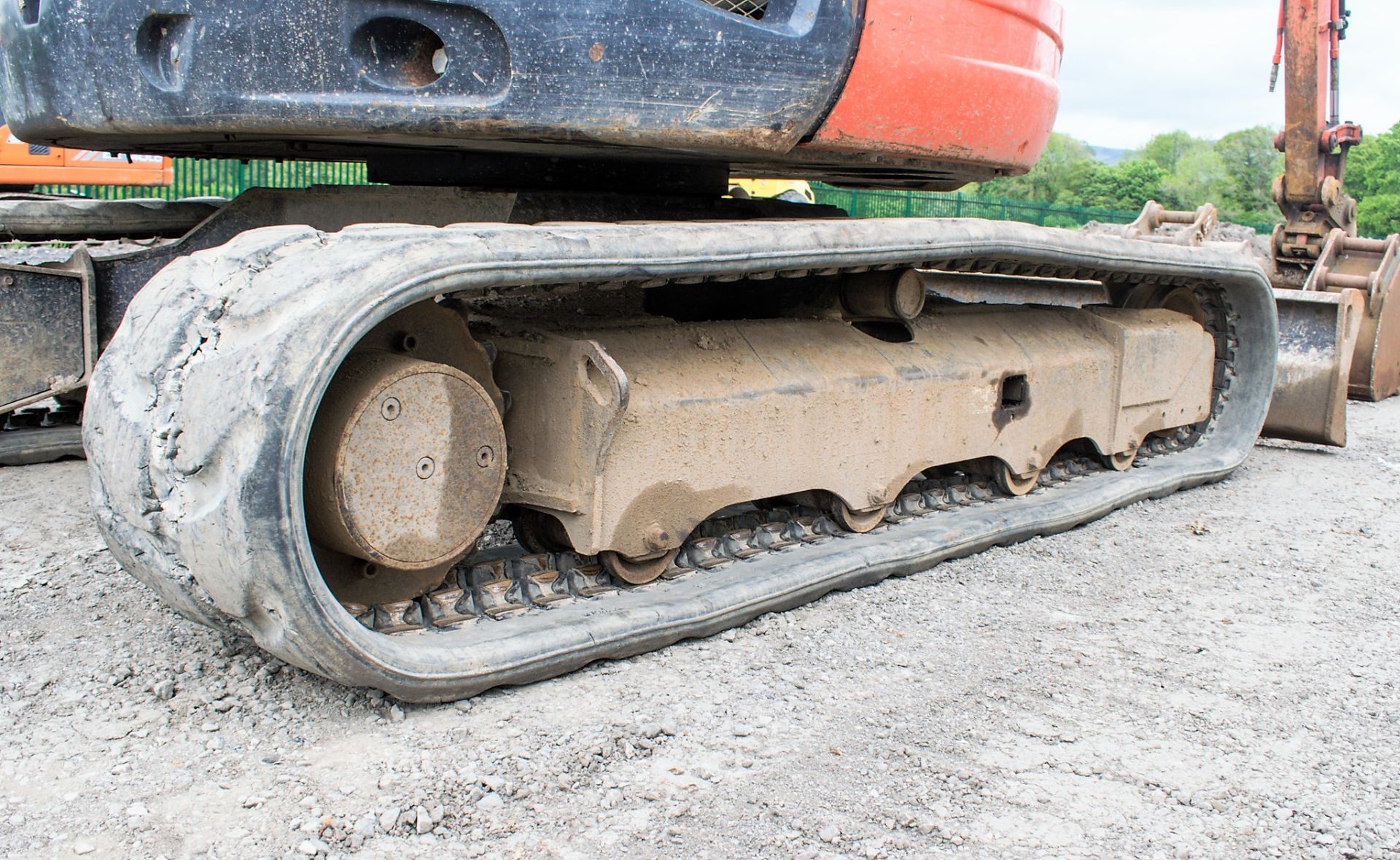 Kubota U48-4 4.8 tonne rubber tracked excavator Year: 2011  S/N: 50514 Recorded hours: 3831 blade, - Image 10 of 21