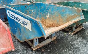 Conquip fork lift tipping skip