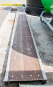 Aluminium staging board approx. 24 foot long  A604418