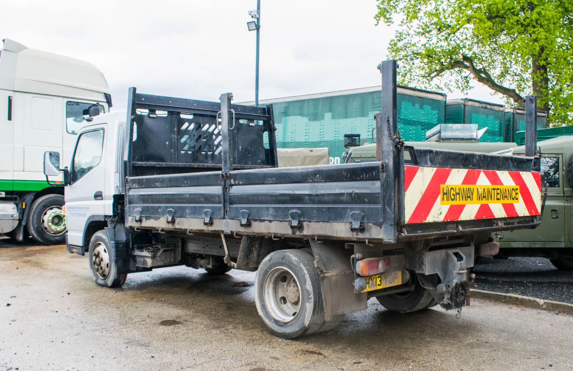 Mitsubishi Canter 7C15 7.5 tonne tipper Registration Number: HX13 YOP Date of Registration: 13/03/ - Image 4 of 16