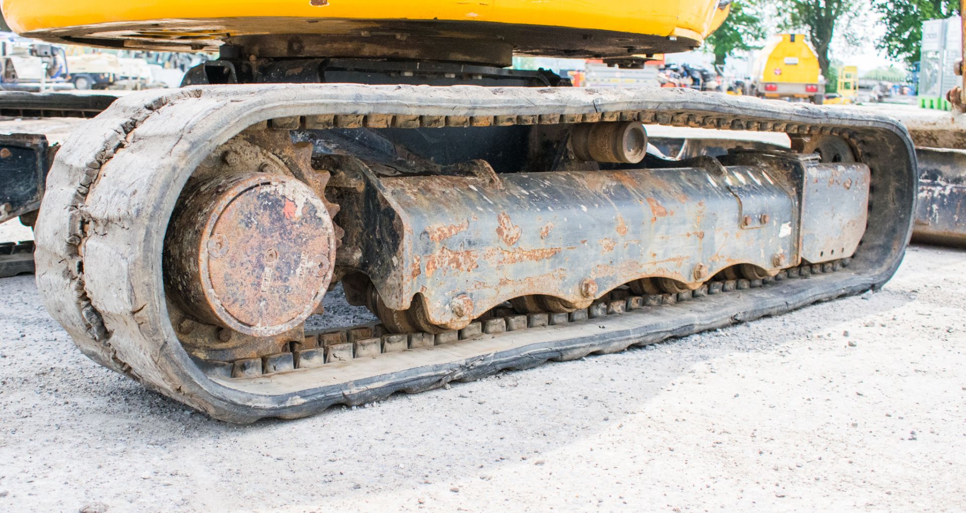 JCB 8030 ZTS 3 tonne rubber tracked excavator  Year: 2014 S/N: 32119 Recorded hours; 1350 blade, - Image 9 of 18