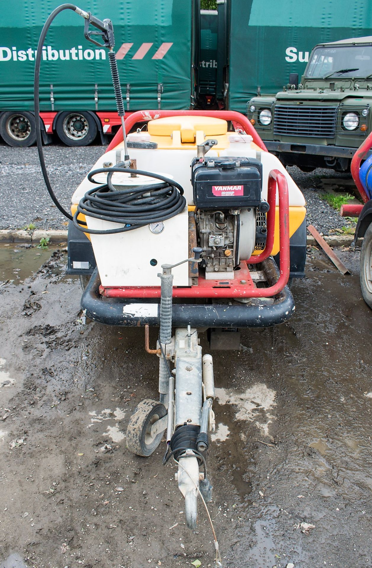Brendon diesel driven fast tow water bowser/pressure washer c/w hose & lance A641254 - Image 3 of 3