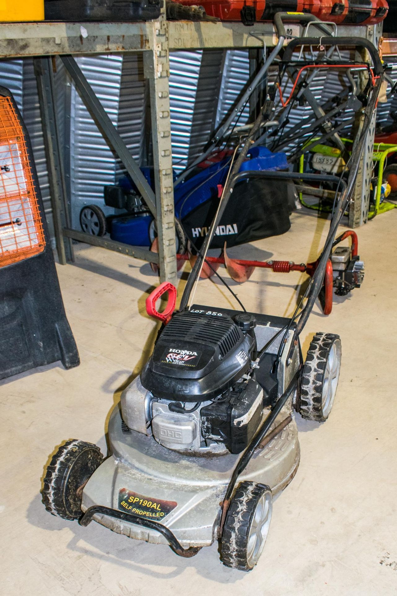 Honda SP190AL petrol driven lawnmower HS023