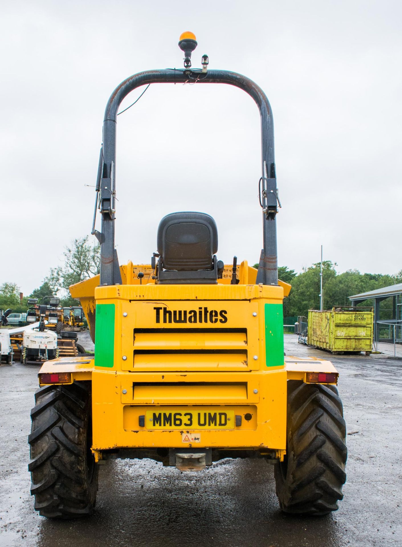 Thwaites 6 tonne swivel skip dumper  Registration number: MM63 UMD Year: 2014 S/N: C9151 Recorded - Image 6 of 20