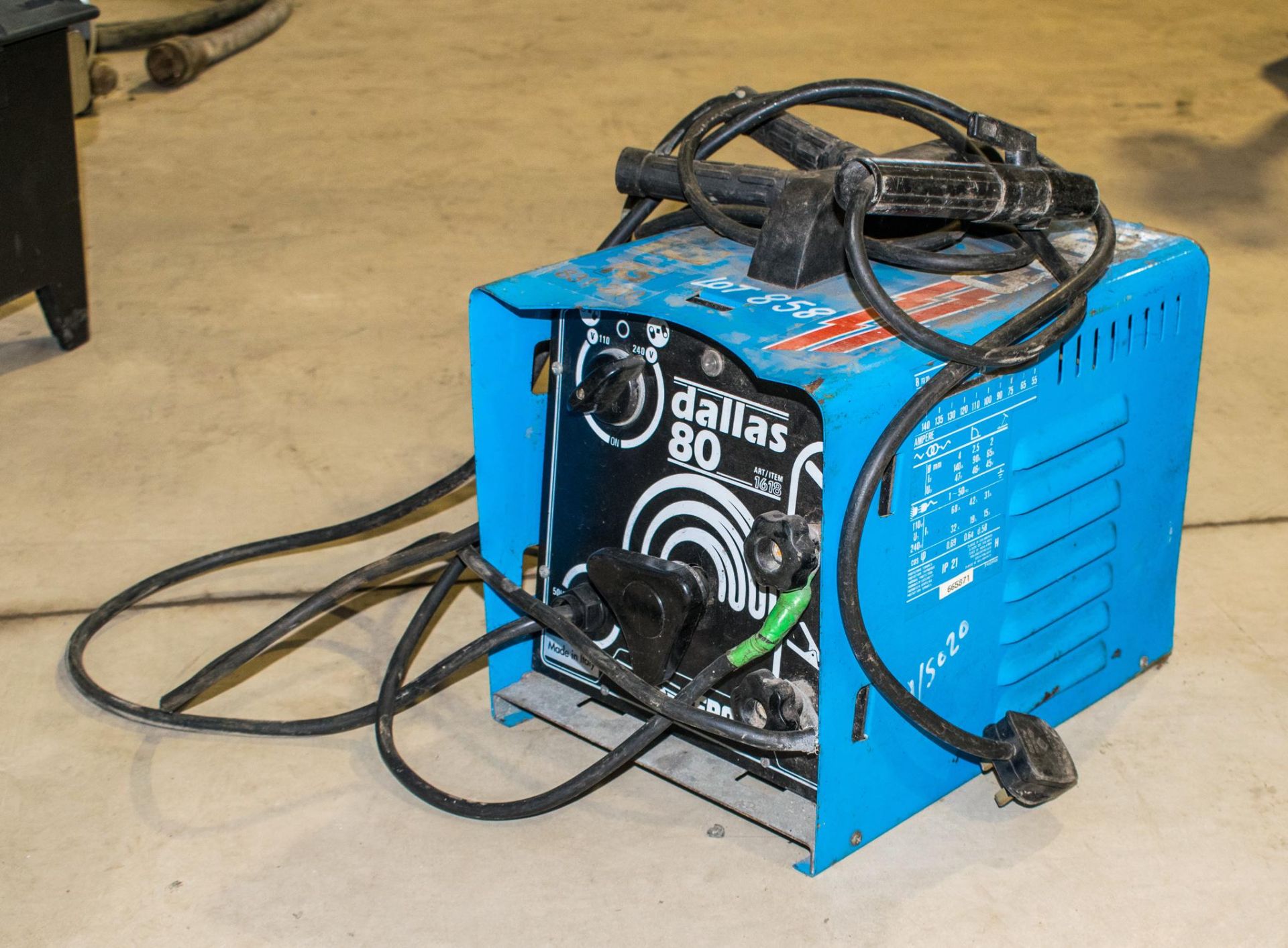 Cebora Dallas 80 240v welder HS020