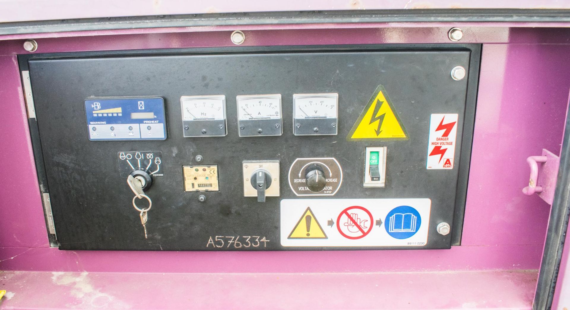 Arc Gen Denyo 30 Kva diesel driven generator  Year: 2011 Recorded Hours:  A576334 - Image 3 of 6