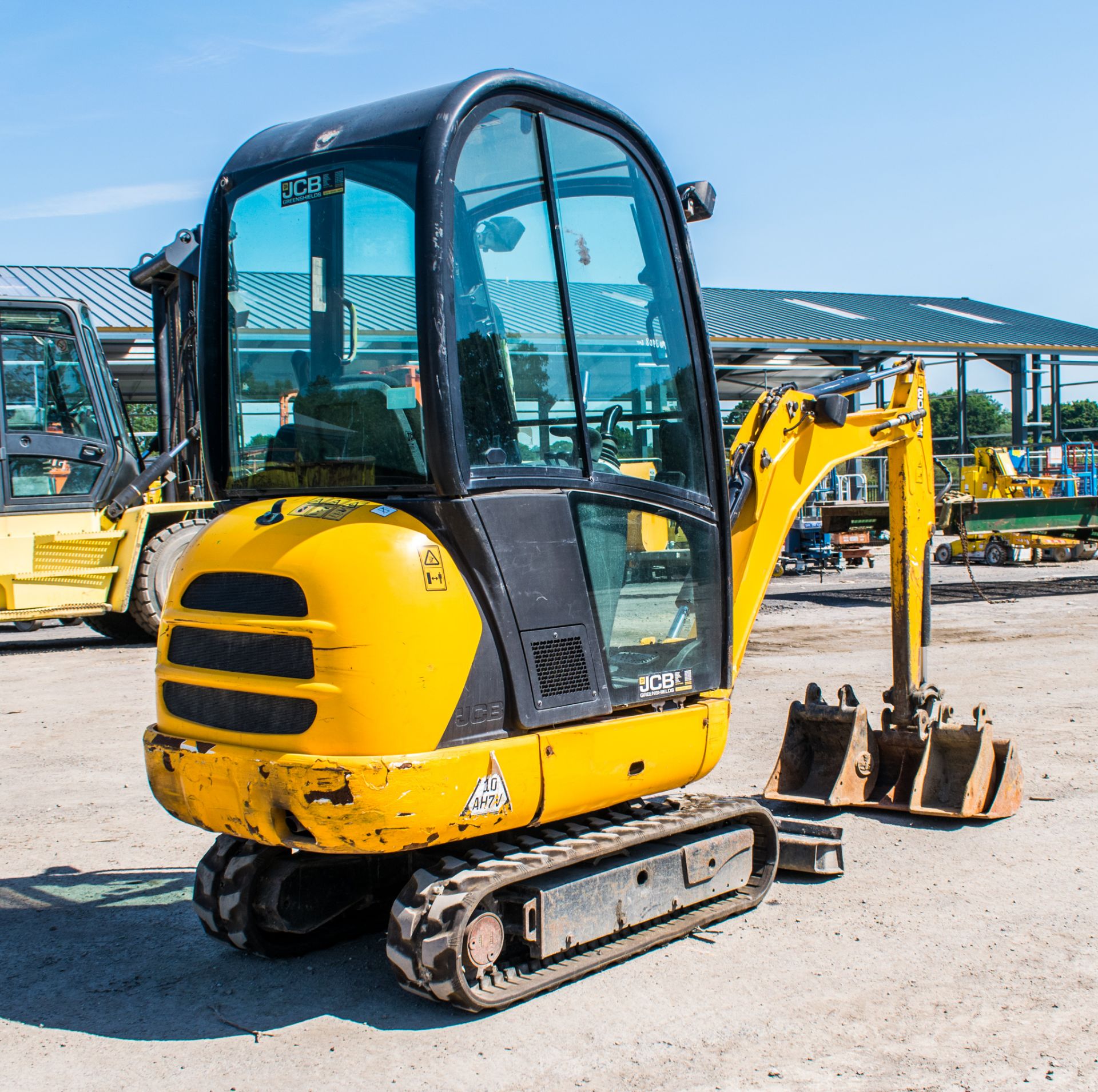 JCB 8016 CTS 1.5 tonne rubber tracked mini excavator  Year: 2013  S/N: 71364 Recorded hours: 1904 - Bild 3 aus 17