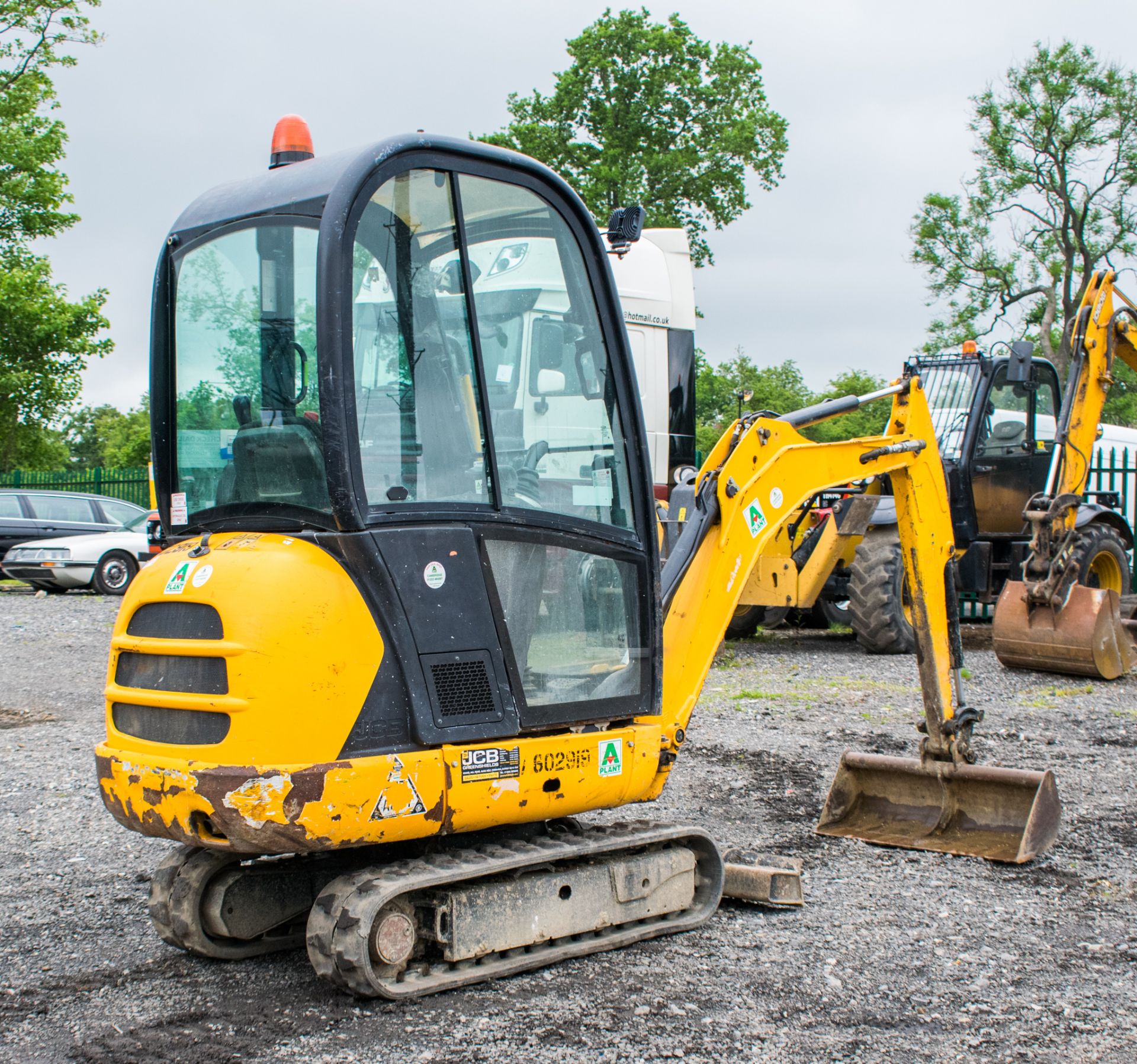 JCB 8016 1.5 tonne rubber tracked mini excavator Year: 2013 S/N: 2071311 Recorded Hours: 1736 blade, - Image 3 of 18