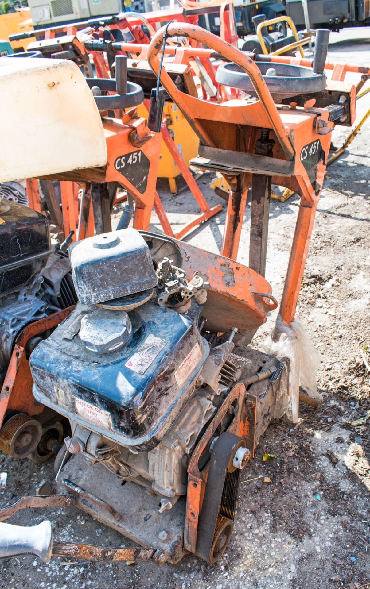 Clipper CS451 petrol driven road saw A642324 ** For spares **