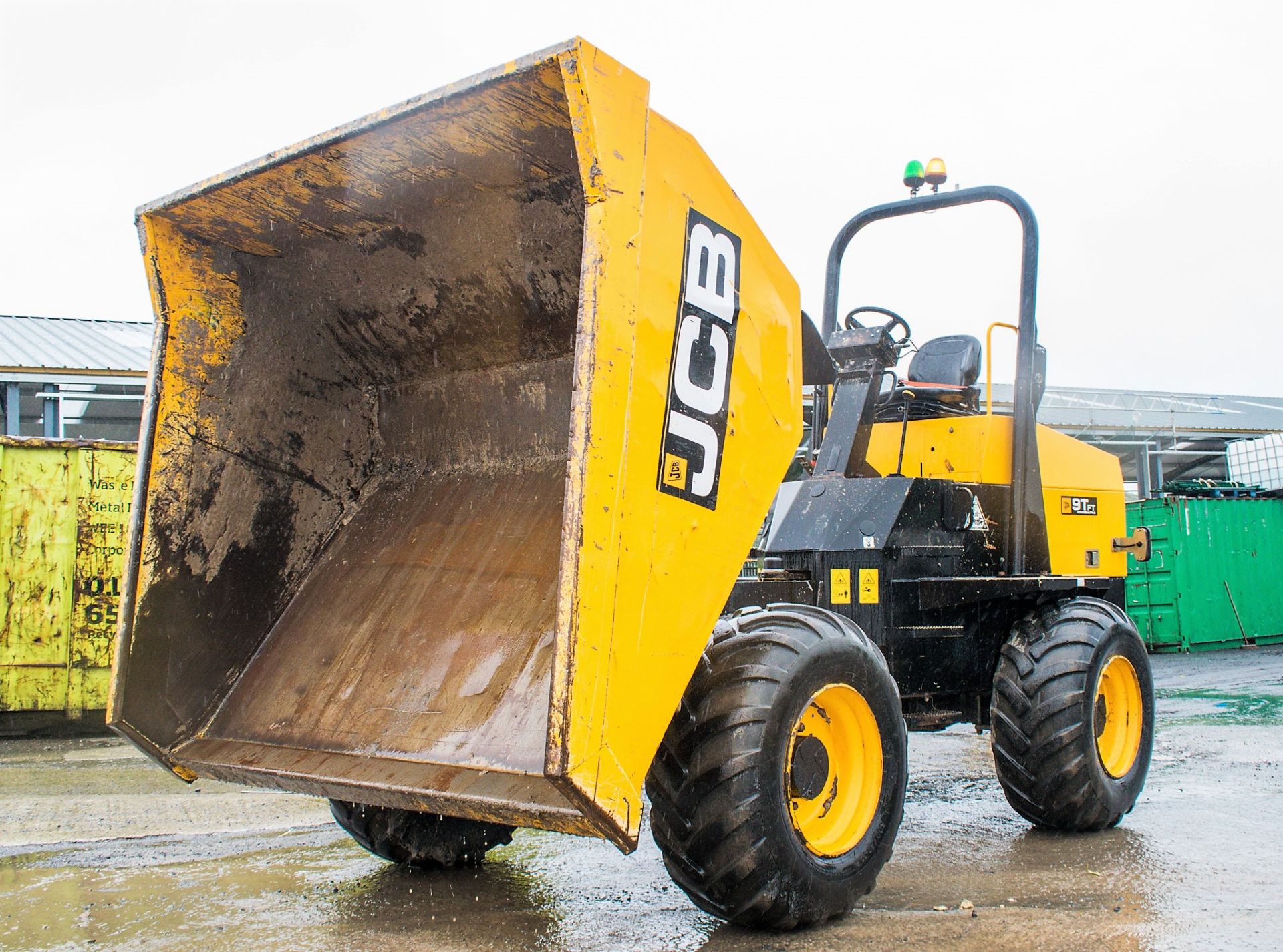 JCB 9TFT 9 tonne straight skip dumper  Reg No.: MA67 VLJ    c/w V5 Road Registration Document - Image 7 of 18