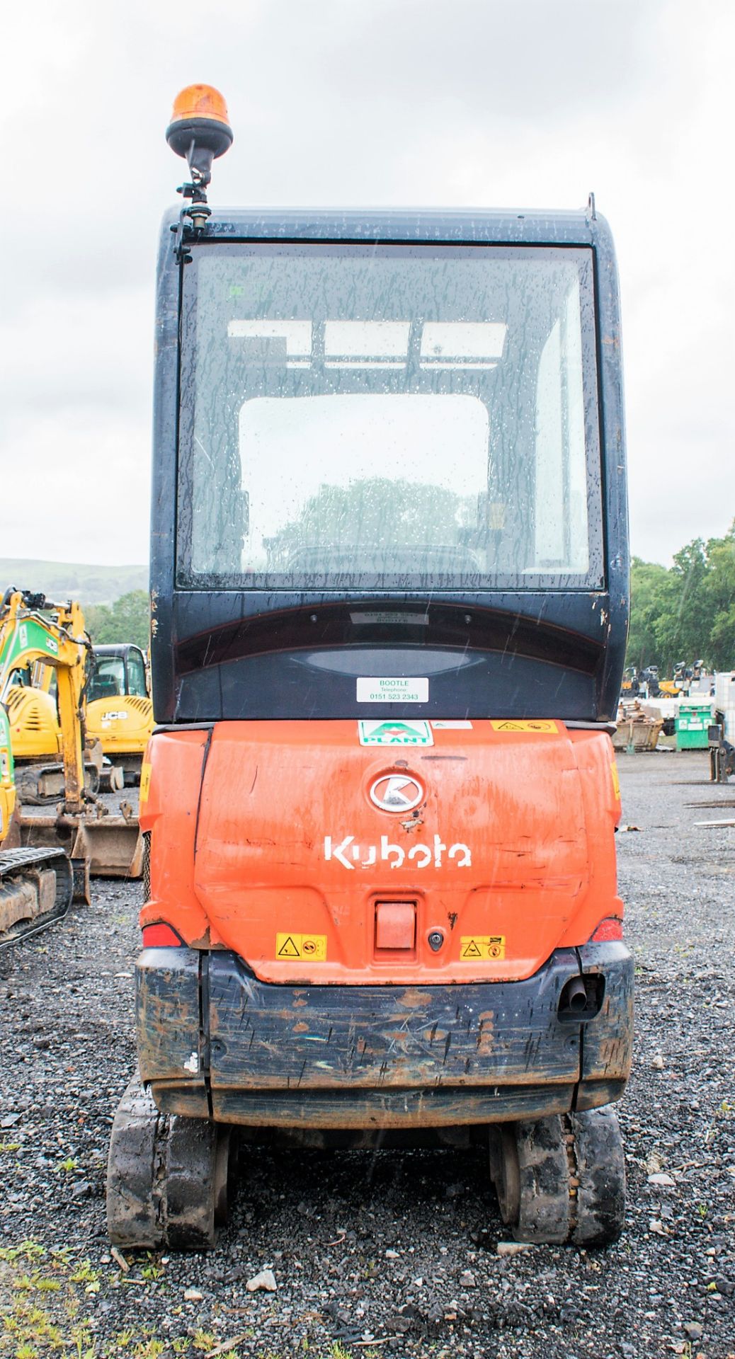 Kubota KX016-4 1.6 tonne rubber tracked mini excavator Year: 2014 S/N: 57528 Recorded Hours: 2621 - Image 6 of 19