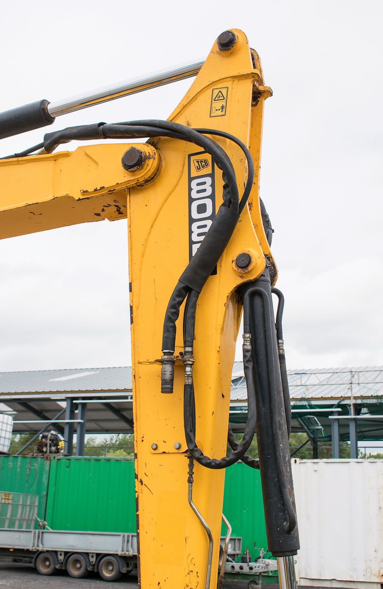JCB 8085 Eco ZTS 8.5 tonne rubber tracked excavator Year: 2013 S/N: 1073077 Recorded Hours: 93412 ( - Image 14 of 24