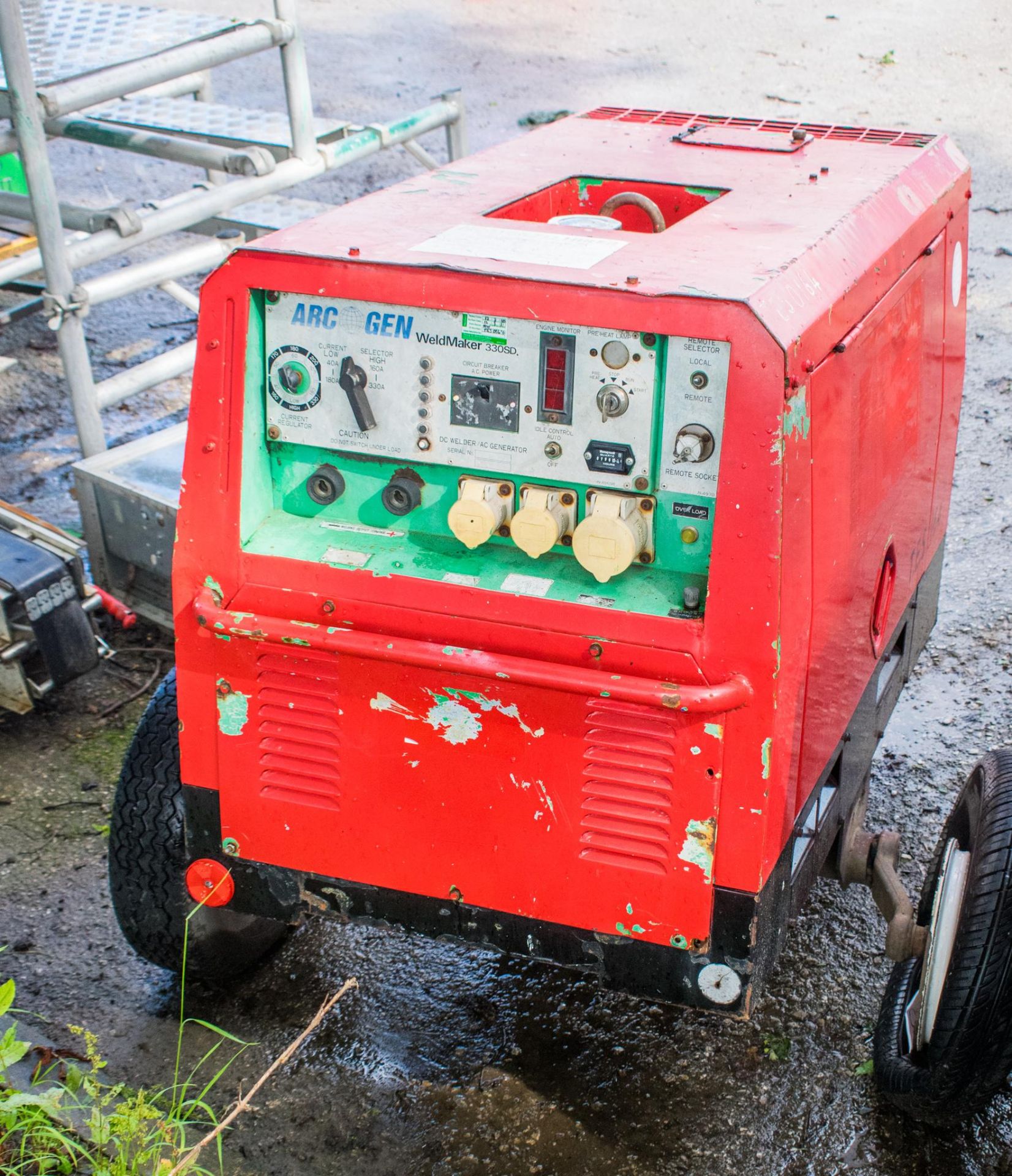 Arc - Gen Weldmaker 330 SD diesel driven fast tow welder/generator  TES0164 - Image 2 of 7