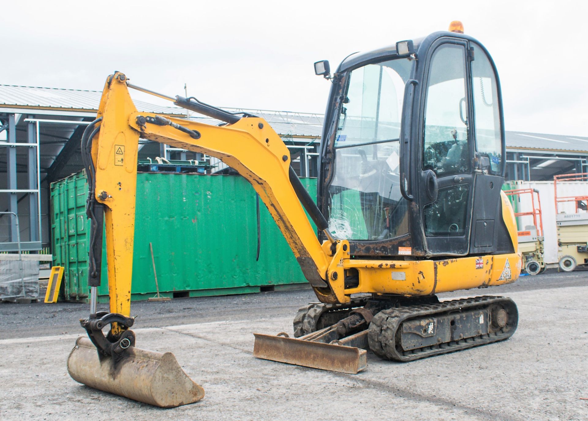 JCB 8016 1.5 tonne rubber tracked mini excavator Year: 2014 S/N: 20171553 Recorded Hours: 2238