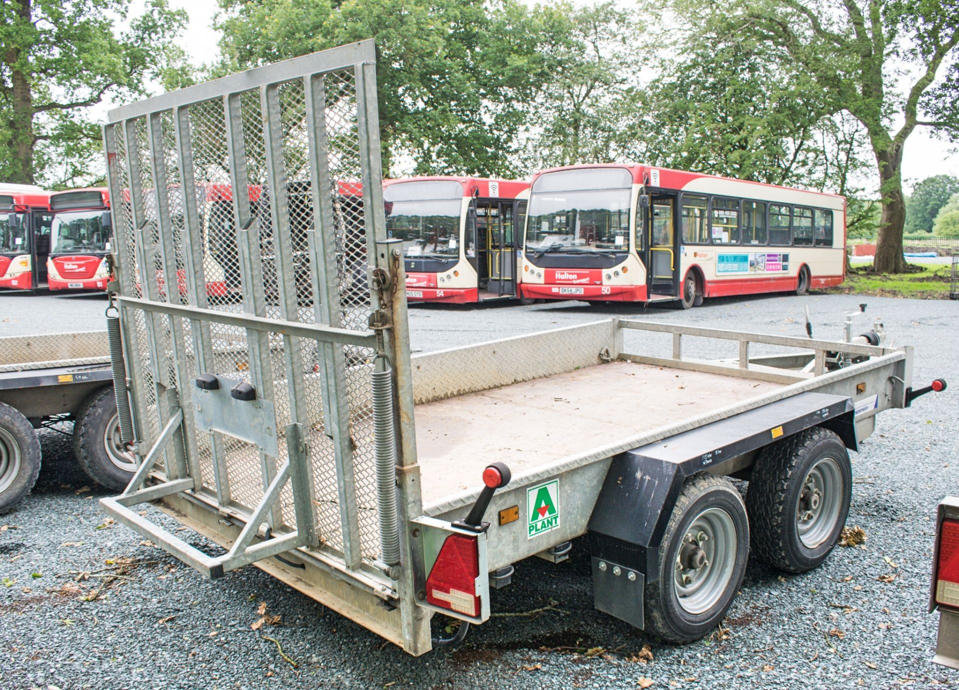 Indespension 10ft x 6ft tandem axle plant trailer A643315 - Image 2 of 3