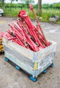 Crate of scaffold support legs S20