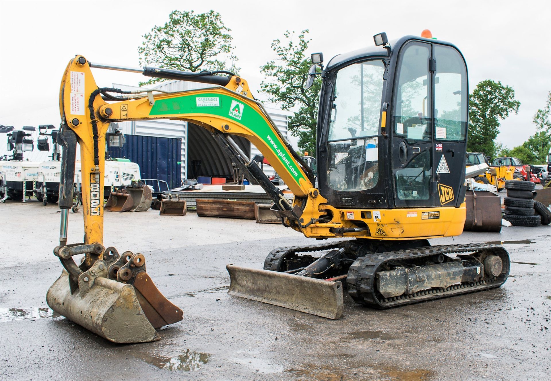 JCB 8025 ZTS 2.5 tonne rubber tracked mini excavator Year: 2015 S/N: 2226843 Recorded Hours: 1146