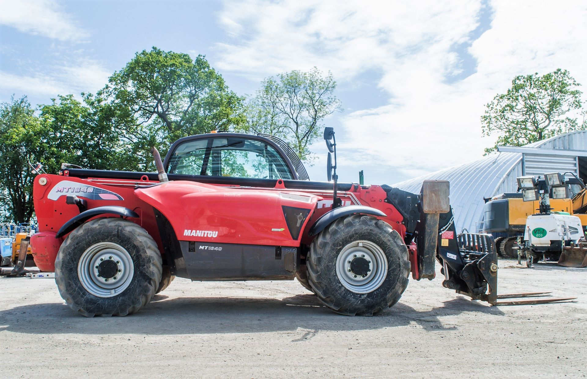 Manitou MT1840 18 metre telescopic handler Year: 2014 S/N: 942505 Recorded Hours: 3106 c/w side - Image 8 of 23