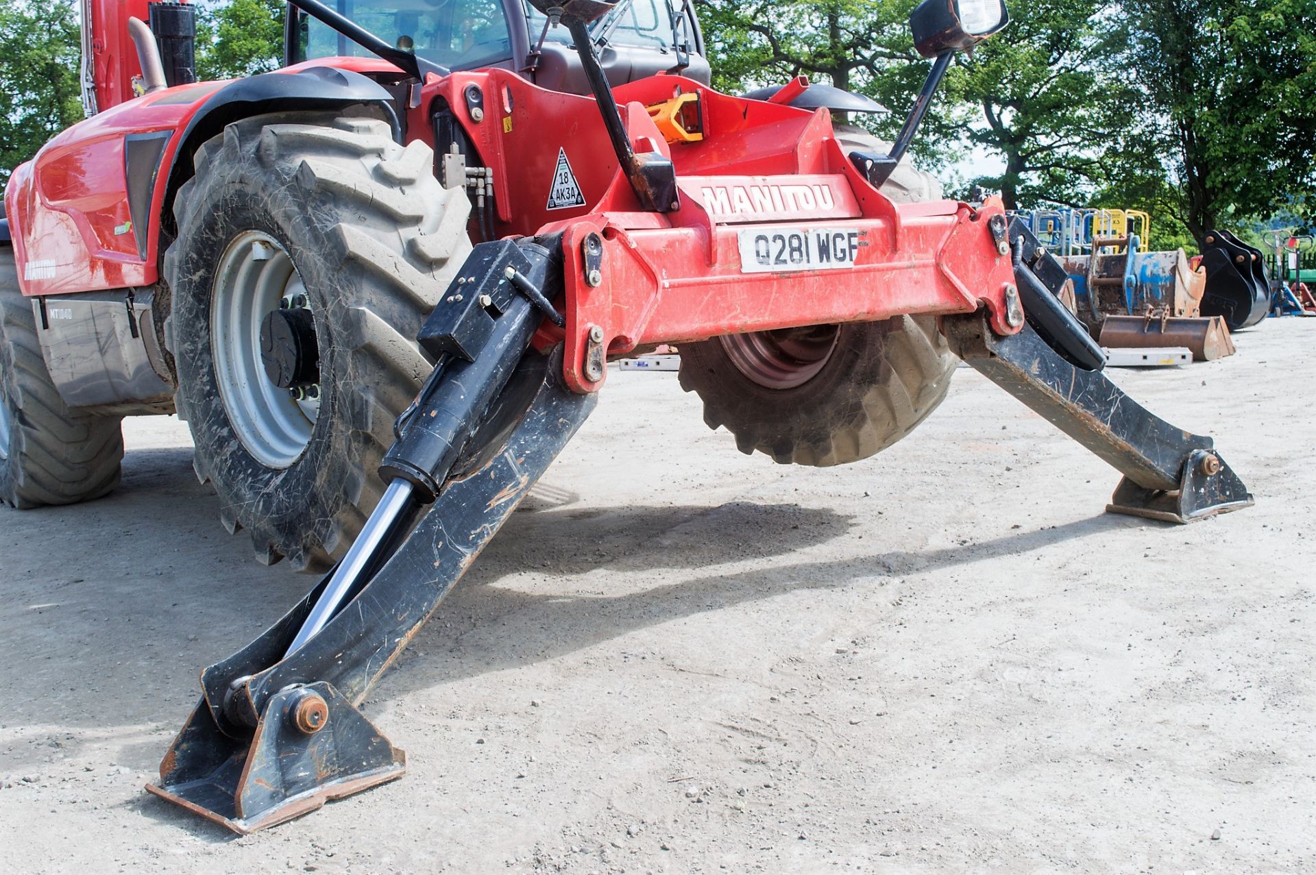 Manitou MT1840 18 metre telescopic handler Year: 2014 S/N: 942505 Recorded Hours: 3106 c/w side - Image 10 of 23