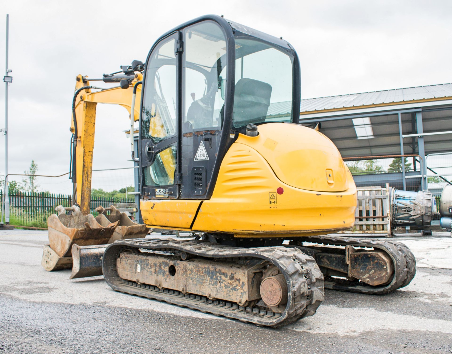 JCB 8055 RTS 5.5 tonne rubber tracked excavator Year: 2013 S/N: 2060572 Recorded Hours: 4404 - Bild 3 aus 23