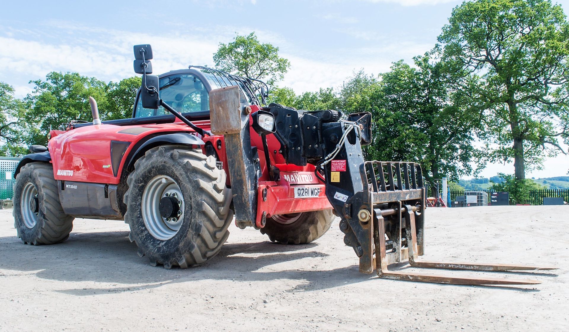 Manitou MT1840 18 metre telescopic handler Year: 2014 S/N: 942505 Recorded Hours: 3106 c/w side - Bild 2 aus 23