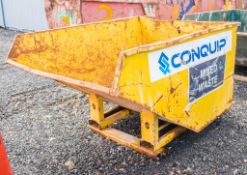 Conquip fork lift tipping skip