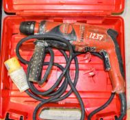 Hilti 110v SDS rotary hammer drill c/w carry case A422650