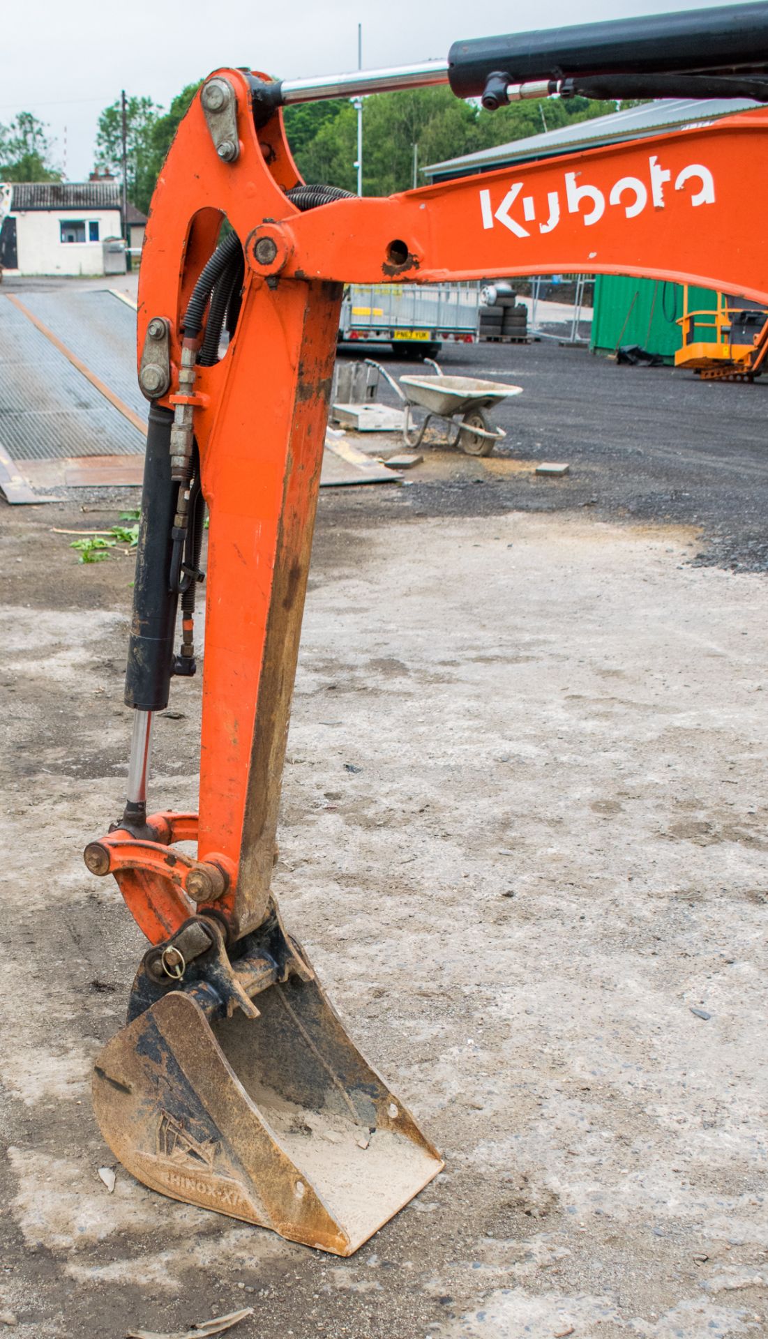 Kubota KX016-4 1.5 tonne rubber tracked mini excavator  Year: 2014 S/N: 57574 Recorded hours: 1499 - Image 9 of 17