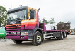 Scania 260 94D 26 tonne 6x2 beaver tail plant lorry Registration Number: BF52 JXY Date of