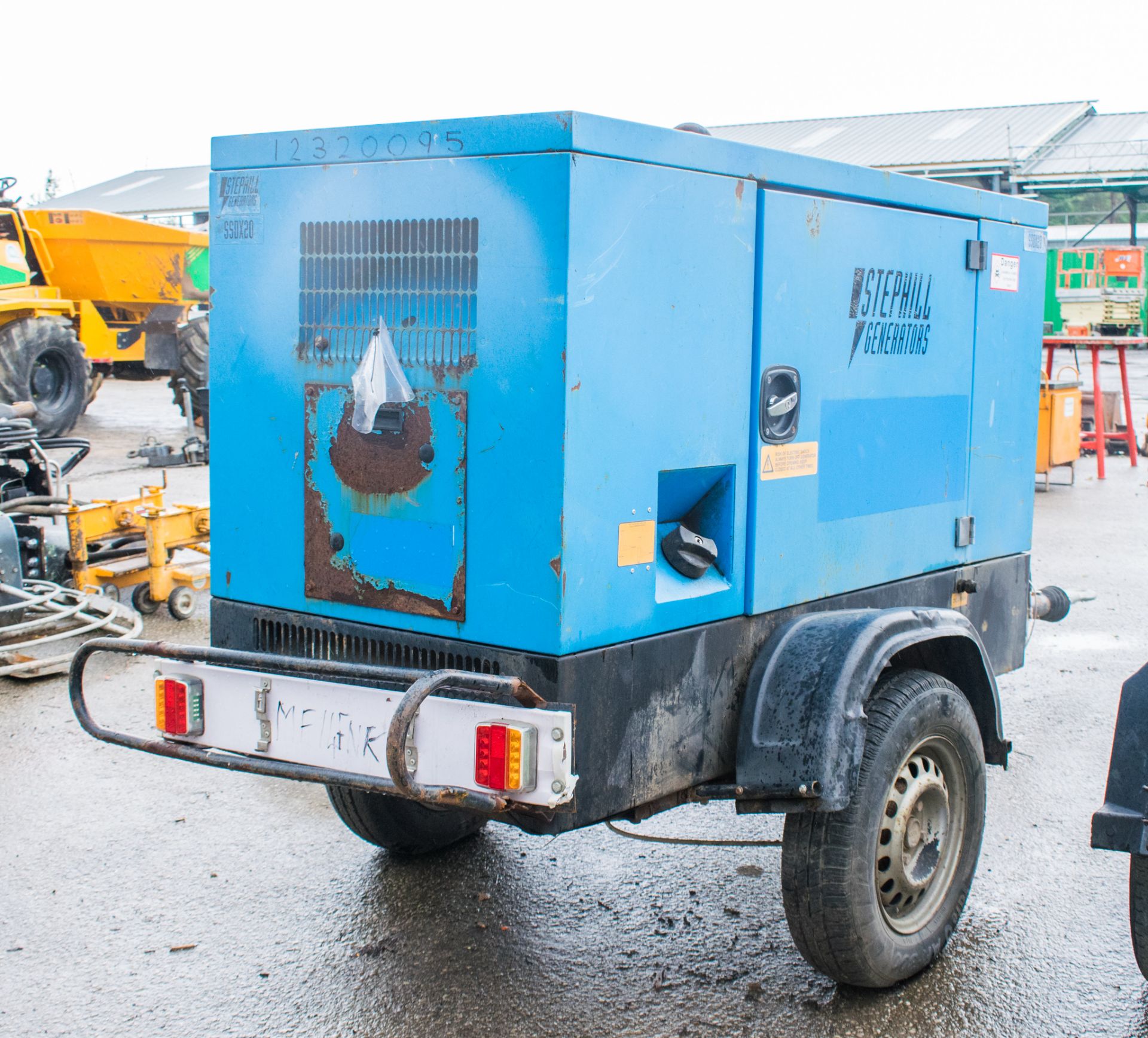 Stephill SSDX20 20 kva 110v/240v diesel driven fast tow generator S/N: 118073 Recorded Hours: - Image 2 of 6