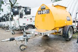 Western Abbi 950 litre bunded fuel fast tow fuel bowser c/w manual pump, delivery hose & nozzle