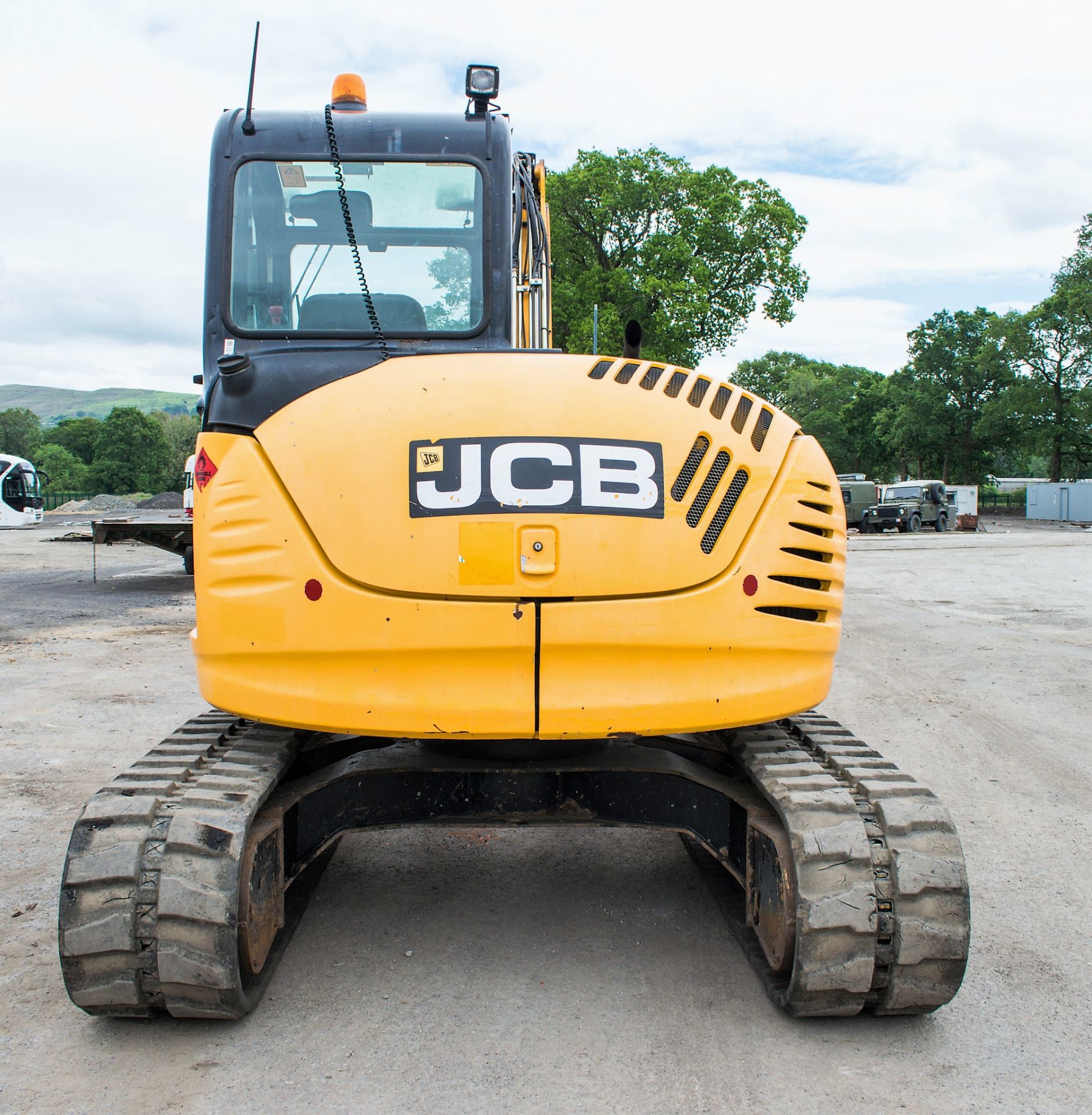 JCB 8085 Eco ZTS 8.5 tonne rubber tracked excavator Year: 2013 S/N: 1073077 Recorded Hours: 93412 ( - Image 6 of 24