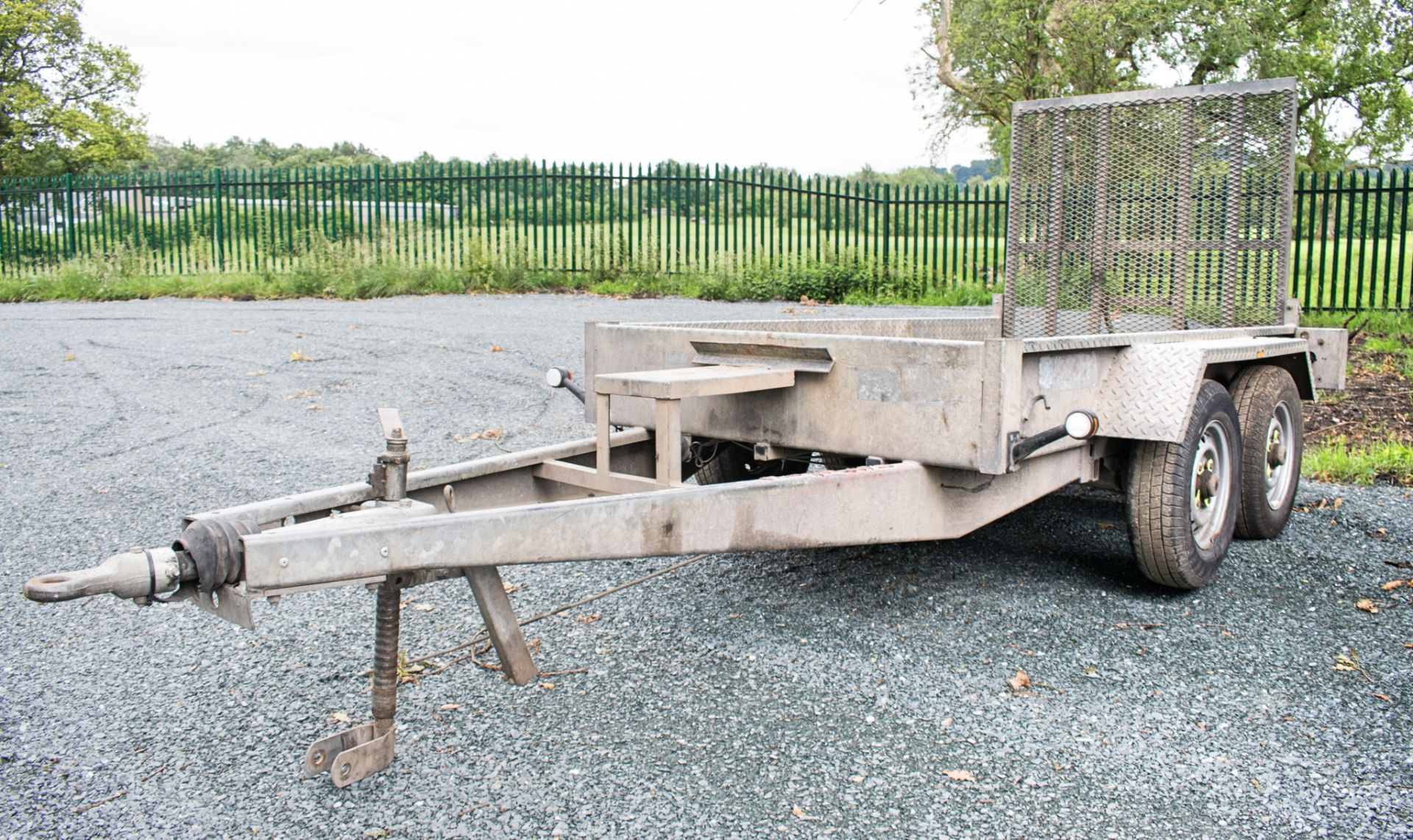 Indespension 8ft x 4ft tandem axle plant trailer A536716